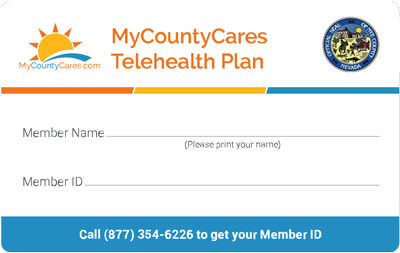 MyCountyCares member card
